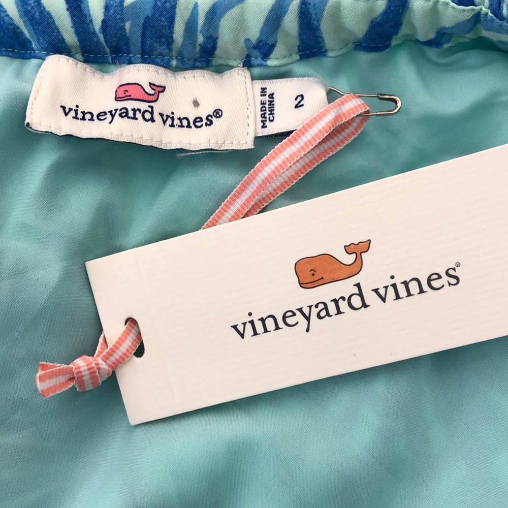Vineyard Vines Blue One Shoulder Maxi Dress NWT - Picture 6 of 8